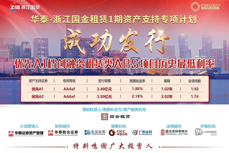 創(chuàng)同類產(chǎn)品歷史新低！浙江東方旗下國金租賃ABS成功發(fā)行.jpg